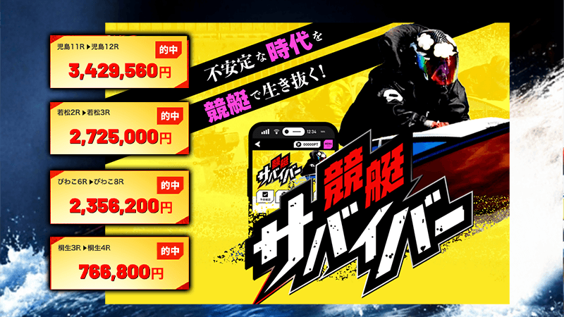 【競艇サバイバー】実際に使ってみた!300万円超えの的中実績は本物?口コミ評判を徹底検証